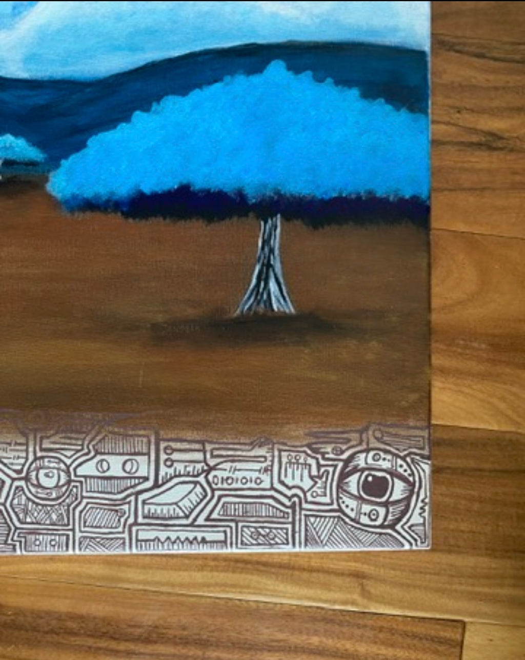 4 Seasons of Livingness | Original Acrylic Painting by COReLew