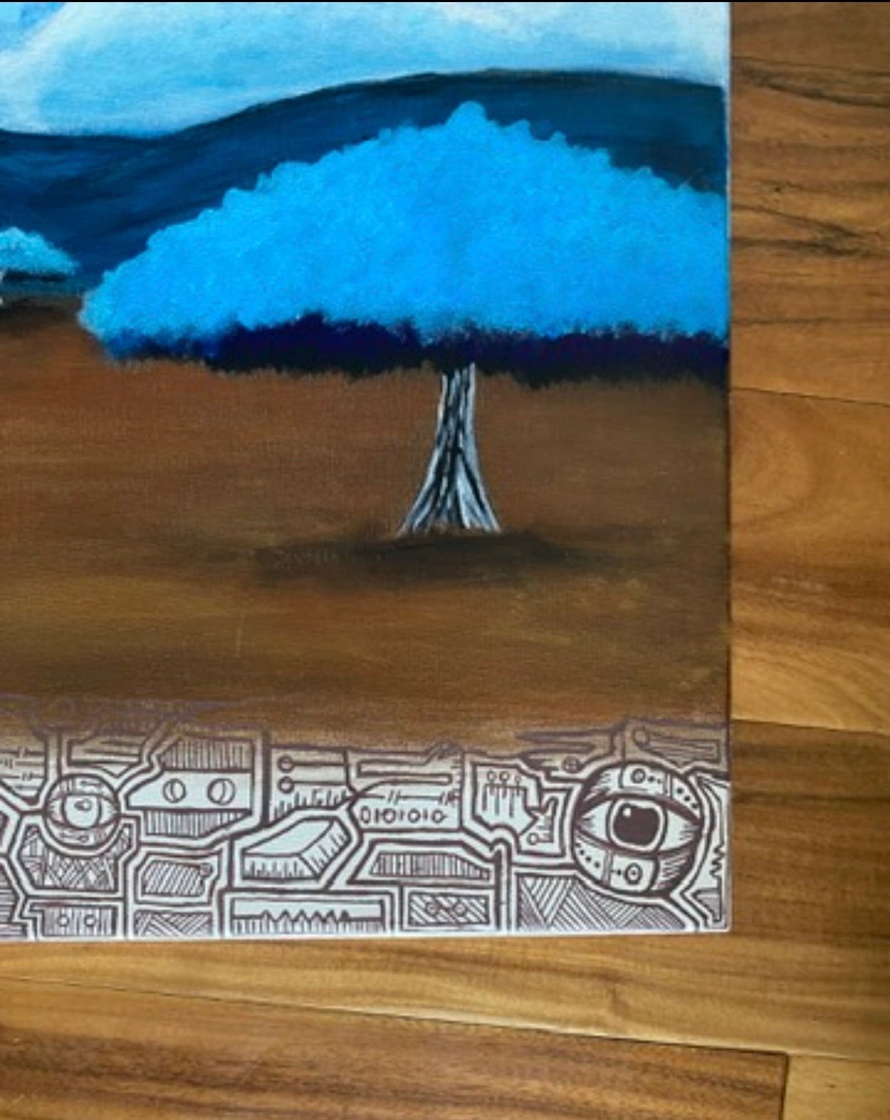 4 Seasons of Livingness | Original Acrylic Painting by COReLew